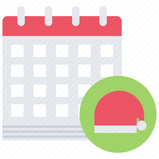 Calendar, date, hat, christmas, new, year, holiday icon - Download on Iconfinder