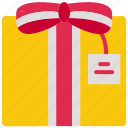present, gift, box, christmas