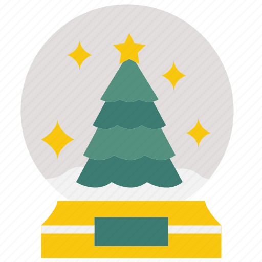 Snow, globe, christmas, tree, ornament, decoration icon - Download on Iconfinder