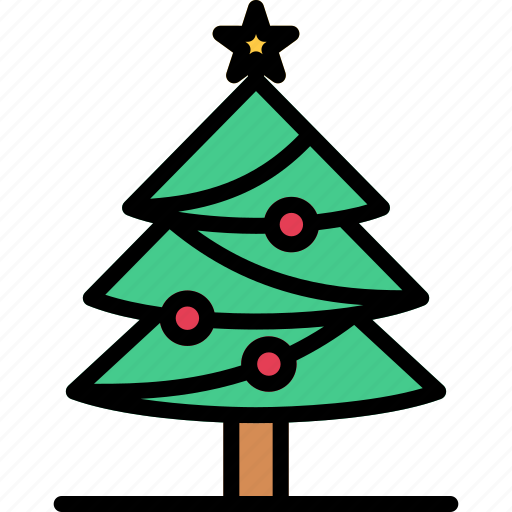 Christmas, tree, decoration, ornament, nature, xmas, winter icon - Download on Iconfinder