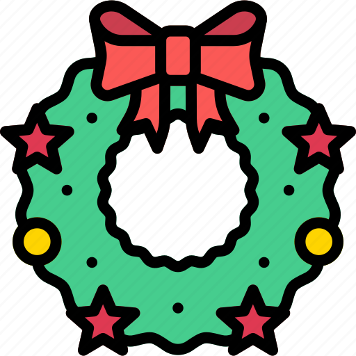 Christmas, wreath, celebration, decoration, leaves, nature, leaf icon - Download on Iconfinder