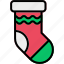 christmas, sock, winter, snow, decoration, cold, foot, socks, footwear 