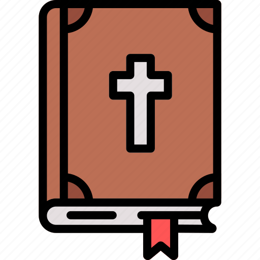 Bible, book, christian, religion, church, pray, cross icon - Download on Iconfinder