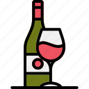 wines, bottle, drink, glass, alcohol, beverage