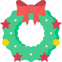 christmas, wreath, decoration, ornament, leaves, leaf, celebration, nature
