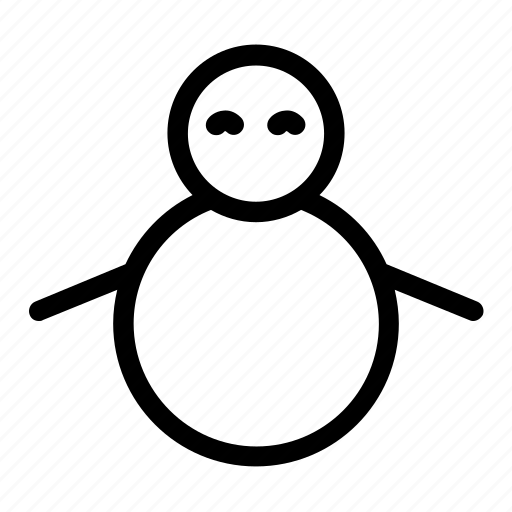 X, mas, line, snowman icon - Download on Iconfinder