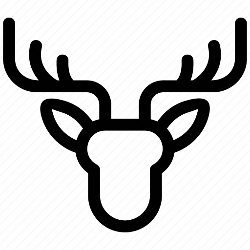 Rudolf, christmas, holiday, deer, winter, reindeer, event icon - Download on Iconfinder