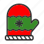 christmas, glove, tree, winter, decoration, holiday 