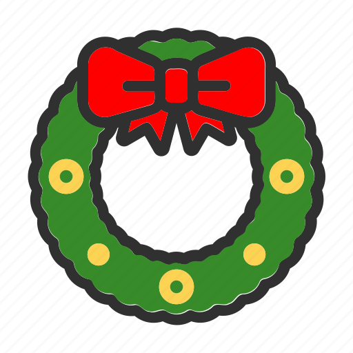 Christmas, wreath, tree, winter, decoration, holiday, xmas icon - Download on Iconfinder