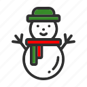 snowman, man, decoration, holiday, xmas, winter