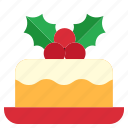 christmas, color, cake