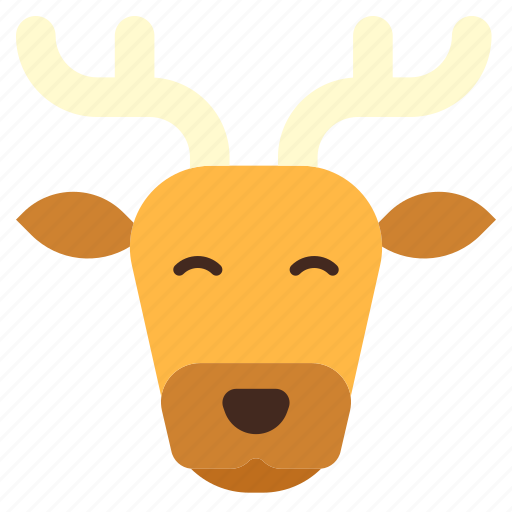 Christmas, color, deer icon - Download on Iconfinder