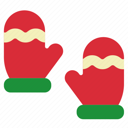 Christmas, color, mitten icon - Download on Iconfinder