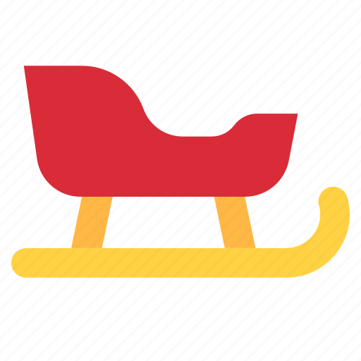 Christmas, color, sled icon - Download on Iconfinder
