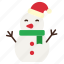 christmas, color, snowman 