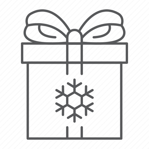 Christmas, gift, box, present, snowflake, xmas, birthday icon - Download on Iconfinder