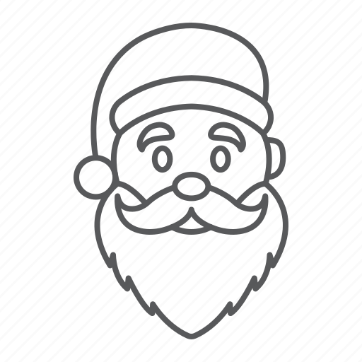 Santa, claus, character, face, christmas, xmas icon - Download on Iconfinder