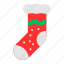 christmas, stocking, socks, footwear, xmas, decoration, fashion, clothes, clothing 