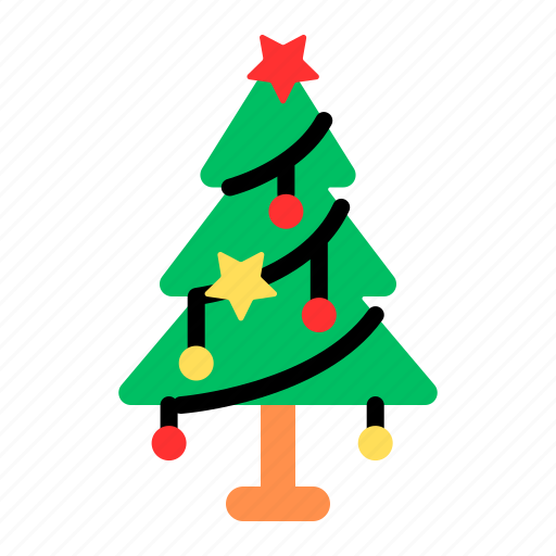 Christmas, tree, green, nature, plant, leaf, decoration icon - Download on Iconfinder