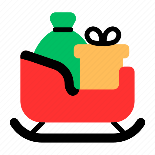 Sleigh, christmas, sledge, sled, snow, winter, xmas icon - Download on Iconfinder