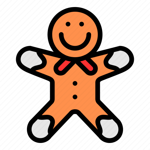 Gingerbread, man, cookie, dessert, sweet, christmas, tasty icon - Download on Iconfinder