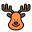 reindeer, animal, deer, christmas, winter, xmas, wildlife, decoration, mammal 