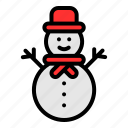 snowman, christmas, winter, snow, xmas, celebration, holiday, cold, gift