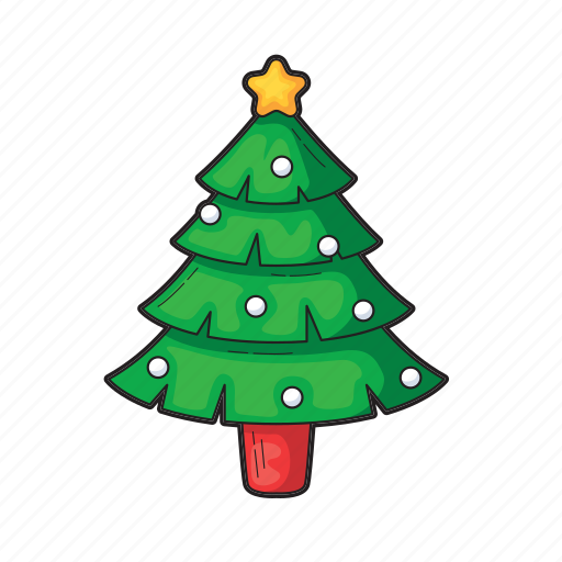 Christmas, tree, tree christmas, garden, forest, nature, new year icon - Download on Iconfinder