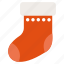 christmas, decoration, gift, holiday, present, sock, x-mas 