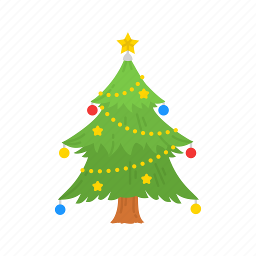 Decoration, pine tree, tree, christmas tree icon - Download on Iconfinder