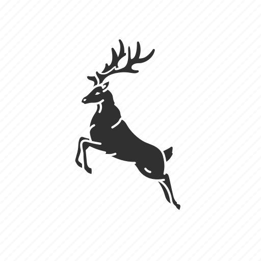 Deer, jumping deer, rudolph, christmas icon - Download on Iconfinder