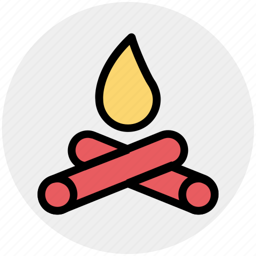 Burn, camp fire, camping, christmas, fire, survival, wood icon - Download on Iconfinder