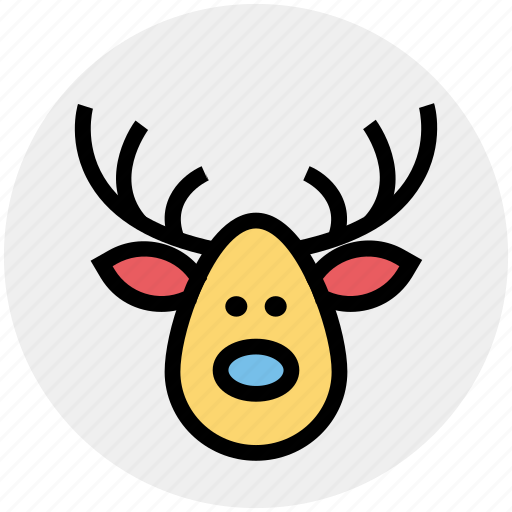 Alaska, christmas, deer, deer face, face, santa icon - Download on Iconfinder