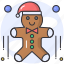 christmas, gingerbread, xmas, man, cookie, biscuit, dessert, avatar, holiday 