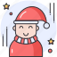 avatar, father, user, xmas, santa, christmas, merry, holiday, male 
