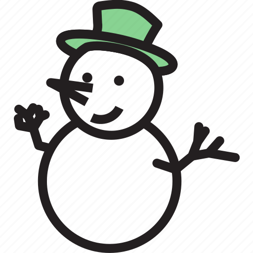 Christmas, decoration, hat, snowman, winter, xmas icon - Download on Iconfinder