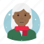 christmas, avatar, grandma, scarf 