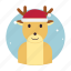 christmas, deer, reindeer 
