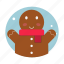 gingerbread, christmas, cookie 