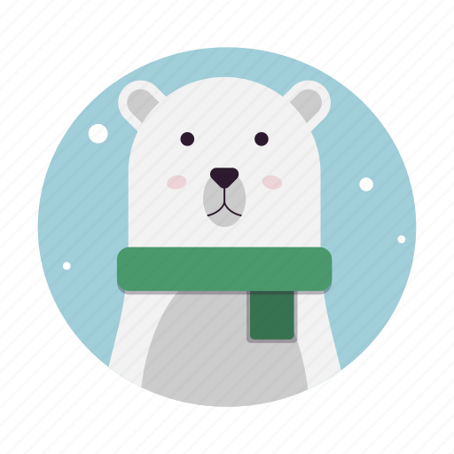 Polar, bear, christmas icon - Download on Iconfinder