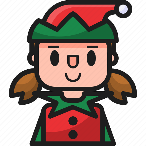 Winter, girl, elf, young, christmas, xmas icon - Download on Iconfinder