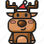 hat, reindeer, winter, deer, christmas, xmas 