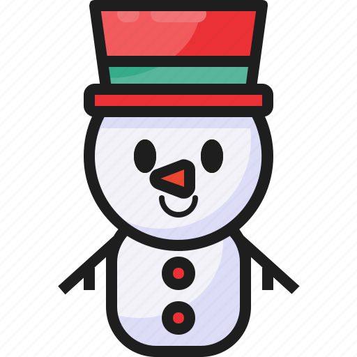Hat, winter, snowman, christmas, xmas, frosty icon - Download on Iconfinder