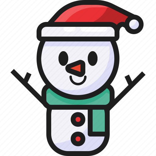 Hat, winter, snowman, scarf, christmas, xmas, frosty icon - Download on Iconfinder