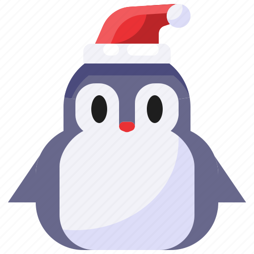 Penguin, xmas, christmas, hat, bird, winter, animal icon - Download on Iconfinder