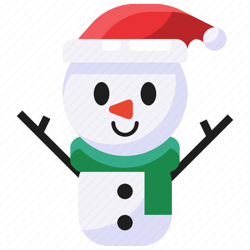Xmas, snowman, christmas, hat, winter, frosty, scarf icon - Download on Iconfinder