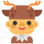 avatar, christmas, costume, deer, holiday, man, xmas 