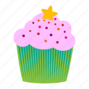 cupcake, party, sweet, dessert, birthday, christmas, cake
