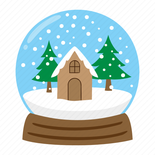 Snow, globe, winter, xmas, christmas, tree, decoration sticker - Download on Iconfinder