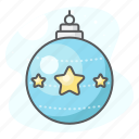 ball, blue, bulb, christmas, decoration, holiday, xmas